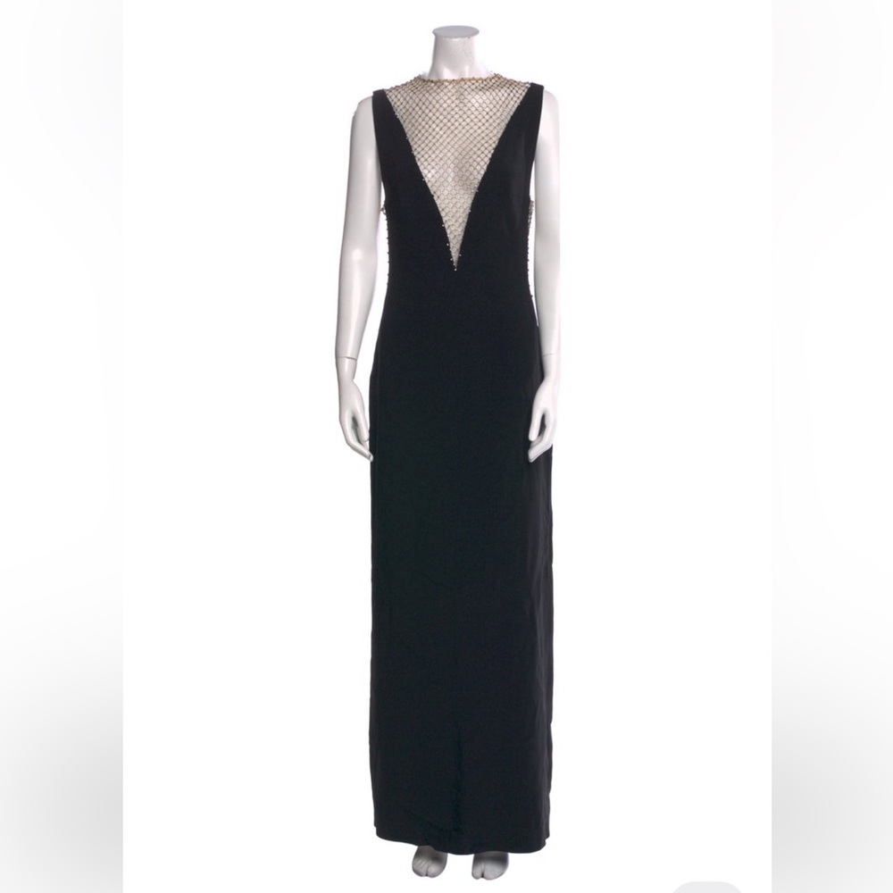 Stella McCartney Crystal Mesh Sleeveless Gown NWOT